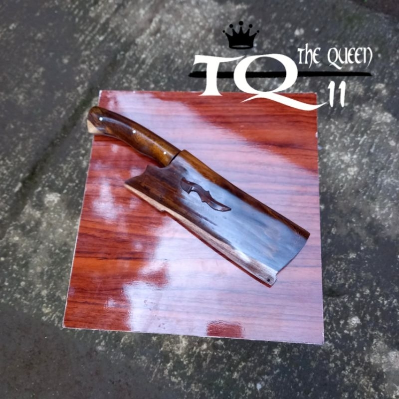 Jual golok*_cacah_tulang_gagang_fulltang_kayu_johar TQ11.. | Shopee ...