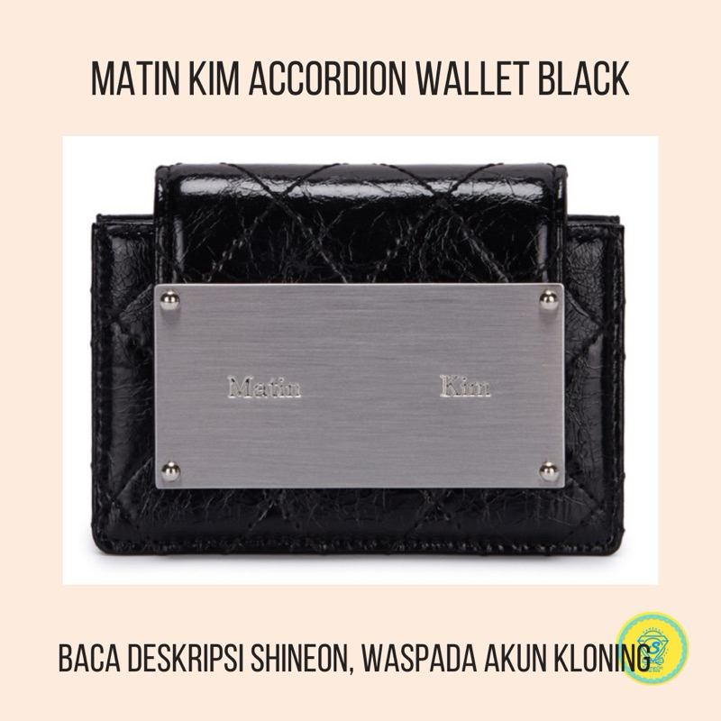Jual MATIN KIM QUILTING ACCORDION WALLET DOMPET LIPAT WANITA