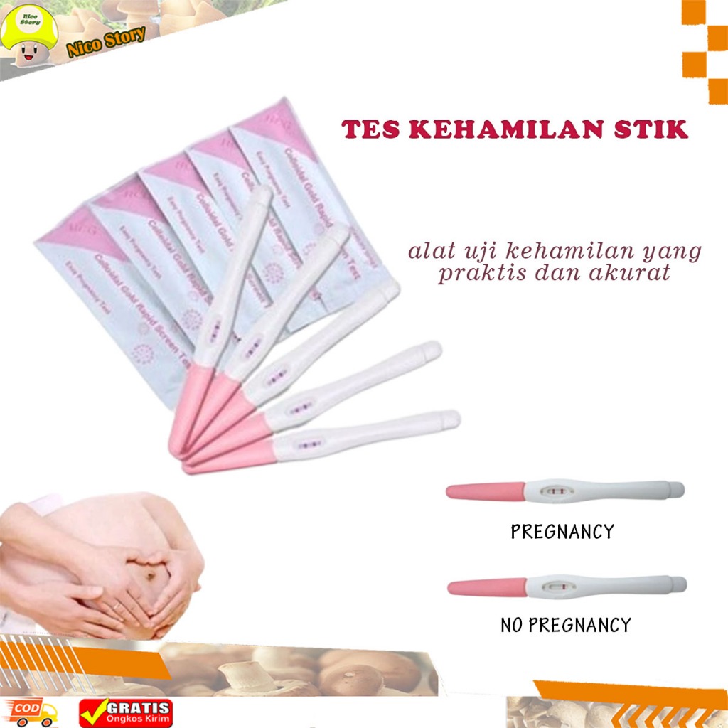 Jual (NCS) COD TestPack COLLOIDAL Stik Compact HCG Test Pack Tespek ...