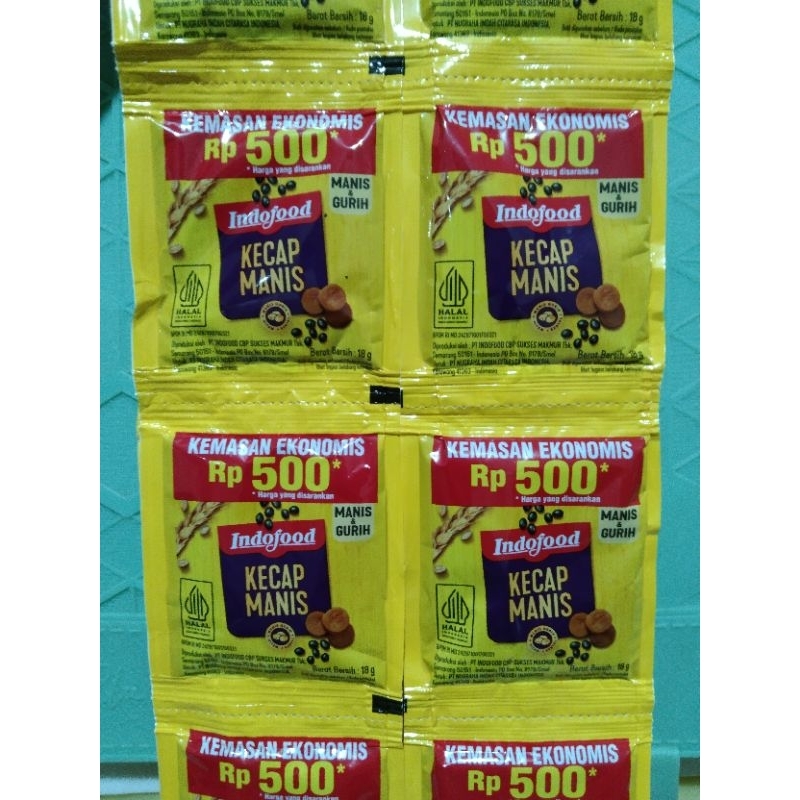 Jual kecap indofood 10 sachet renceng renteng 500 | Shopee Indonesia