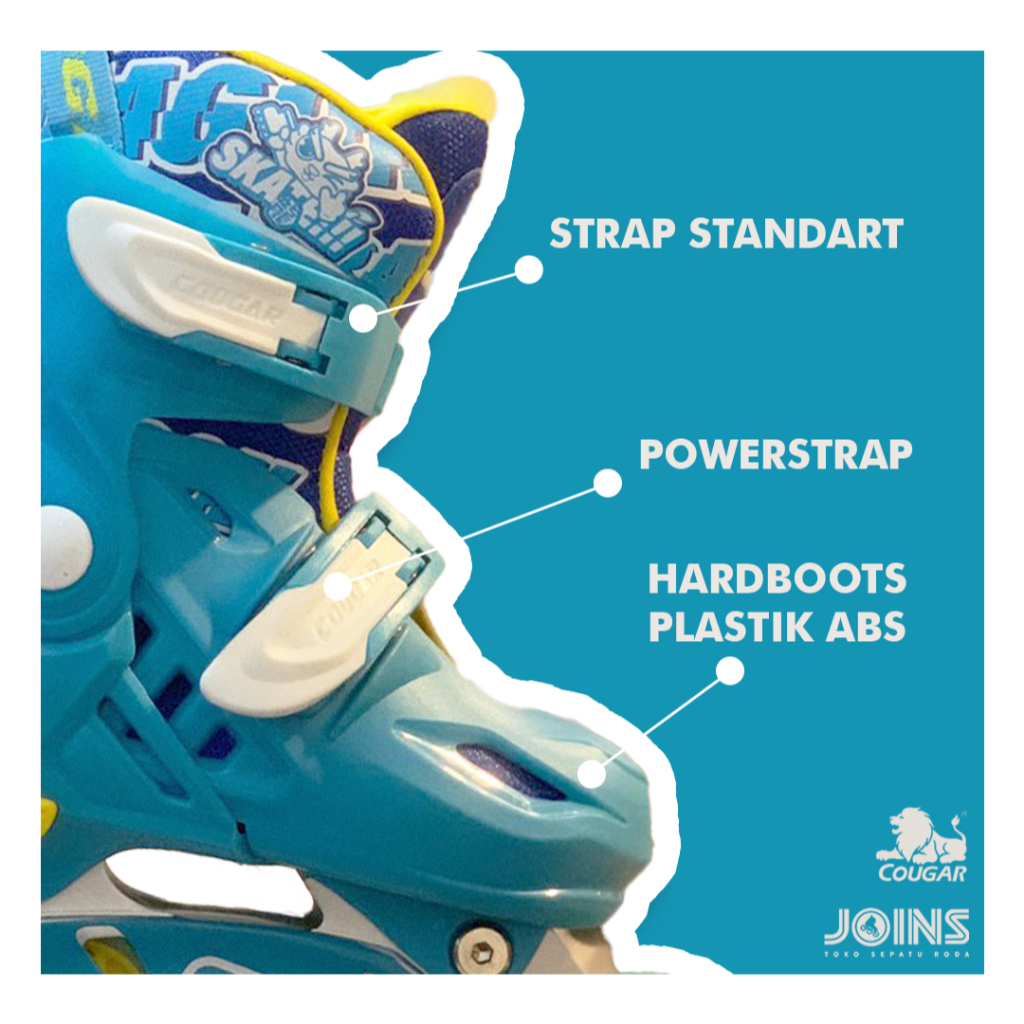 Jual Sepatu Roda Anak Inline Skate Cougar MZS887 PS-QS PINK | Shopee ...