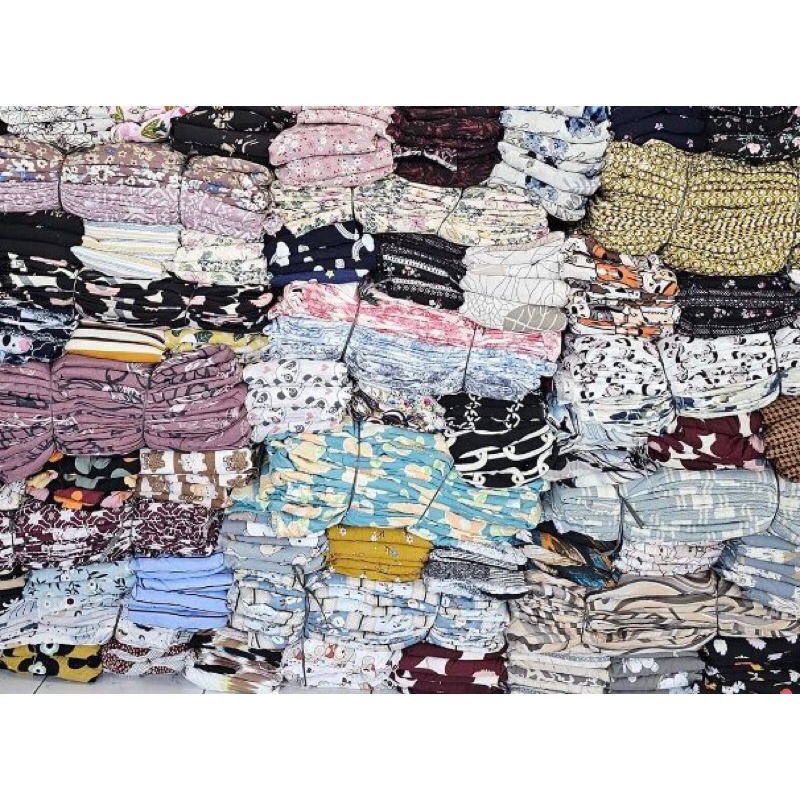 Jual kain Kiloan Rayon Premium/Rotari | Shopee Indonesia