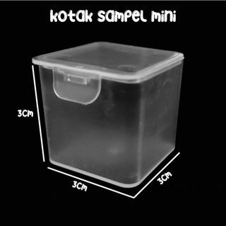 Jual Kotak Sample Mini Plastik - Mini Transparant Box Organizer ...
