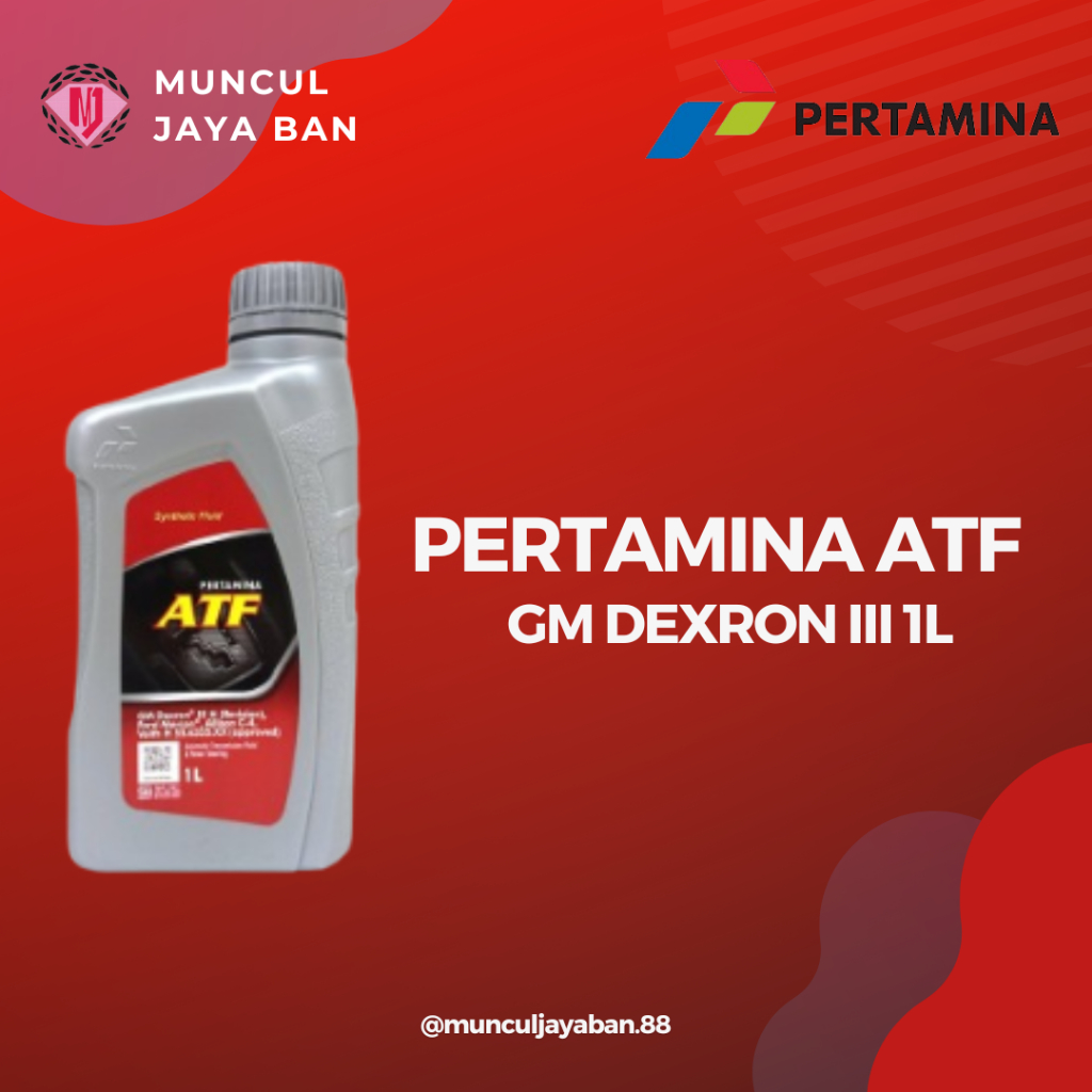 Jual PERTAMINA ATF GM DEXRON III 1L (OLI TRANSMISI OTOMATIS & POWER ...