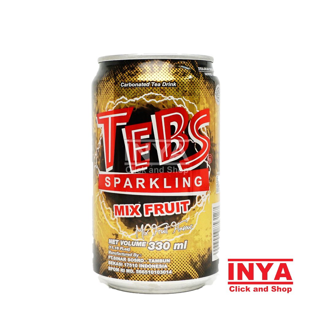 Jual TEBS Sparkling Mix Fruit 330ml - Minuman Teh - Soft drink | Shopee ...