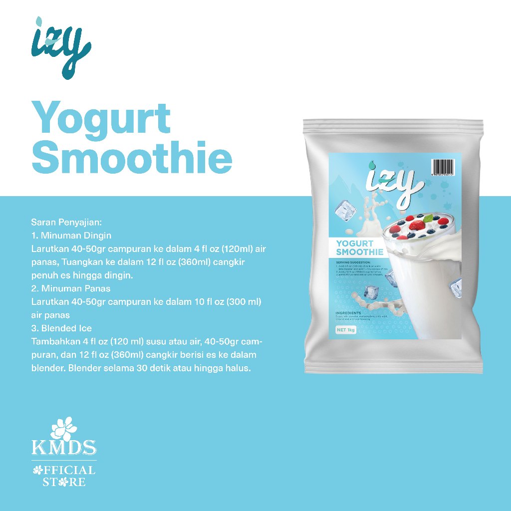 Jual IZY Yogurt Smoothie Powder 1kg | Shopee Indonesia