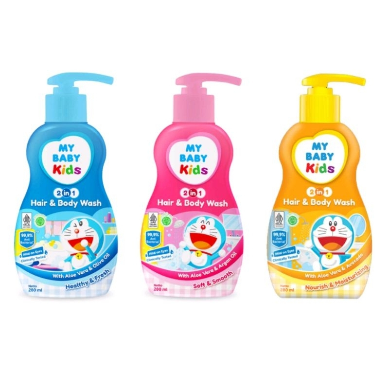Jual My Baby Kids Hair and Body Wash Doraemon 280ml | Shopee Indonesia