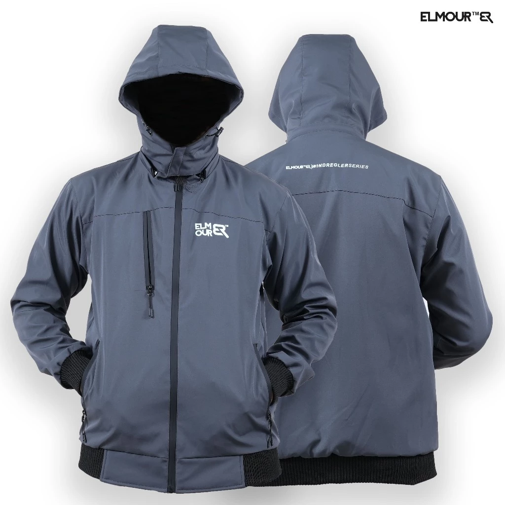 Elmour Jaket Motor Pria Windbreaker Tahan Angin Goretex Windregler Series
