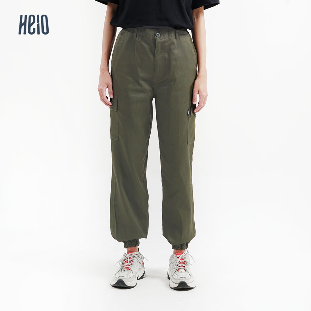 Jual Heio - Jogger Pants Wanita | Joger Cargo - Twil Cargo - Relaxed ...