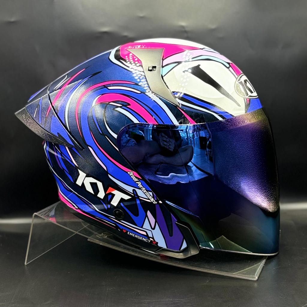 Jual KYT TTR-JET MOTIF BASTIANINI - HALF FACE - DOUBLE VISOR | Shopee ...