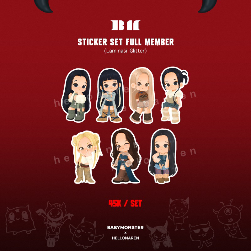 Jual Sticker Set Full Member (Glitter) | Shopee Indonesia