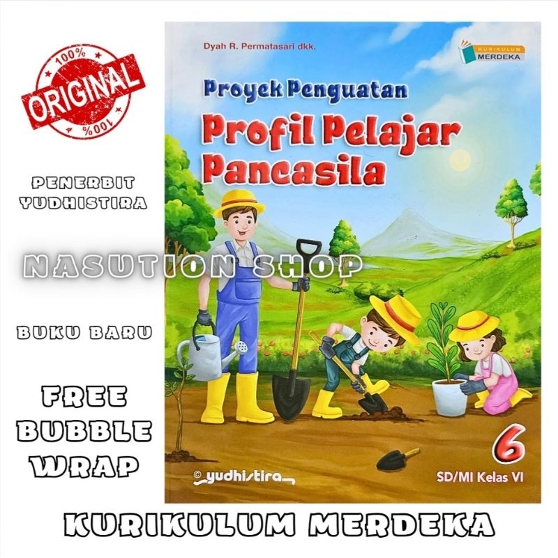 Jual Buku P5 Kelas 1 2 3 4 5 6 SD/MI Yudhistira Kurikulum Merdeka ...