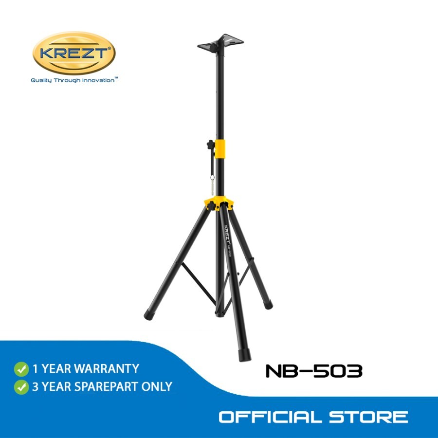 Jual STAND SPEAKER KREZT NB 503 FULL BESI/TRIPOD FULL BESI | Shopee ...