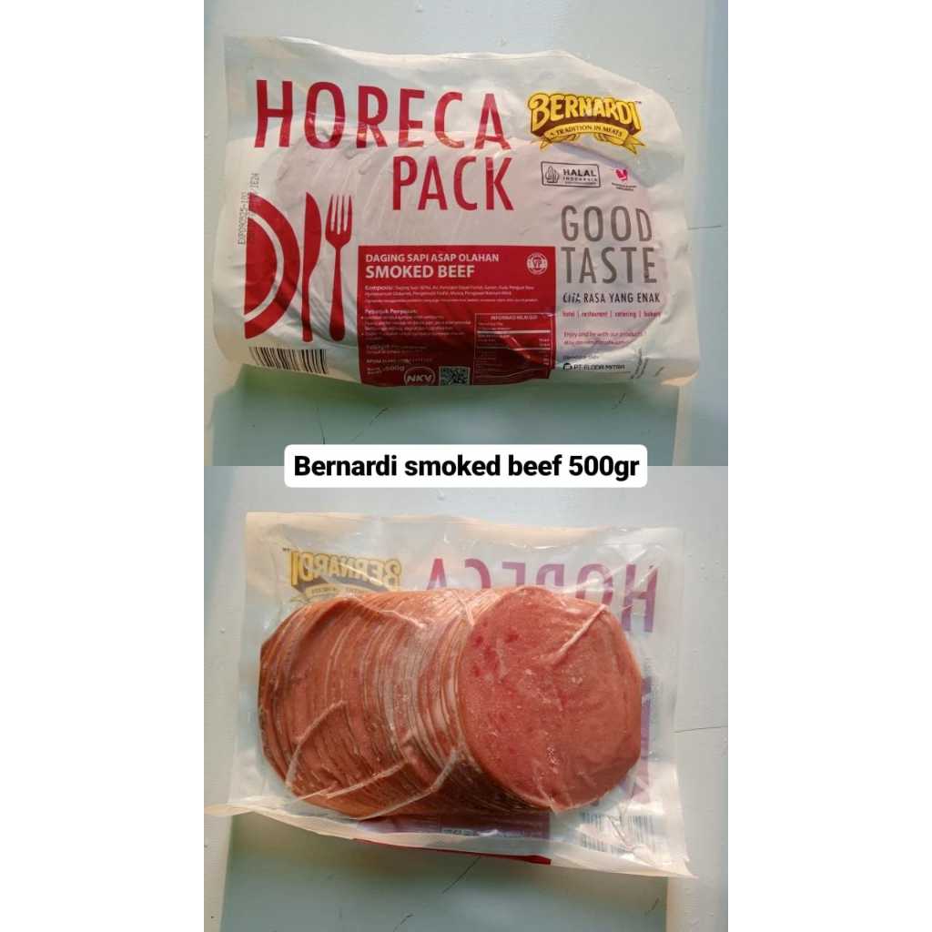 Jual Bernardi Smoked Beef 500gr Daging Sapi Asap 500gr Shopee Indonesia 1696