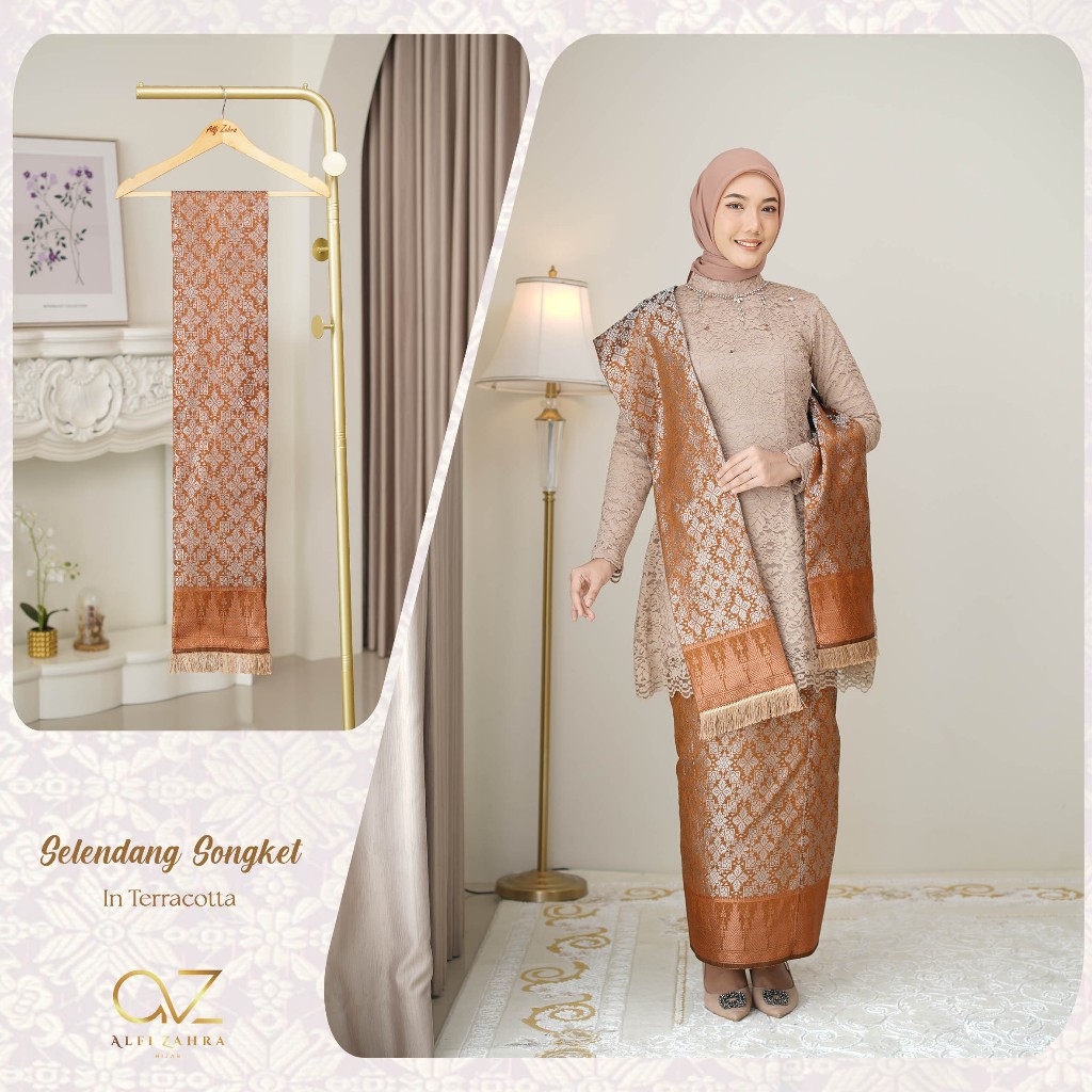 Jual Selendang Songket | Shopee Indonesia