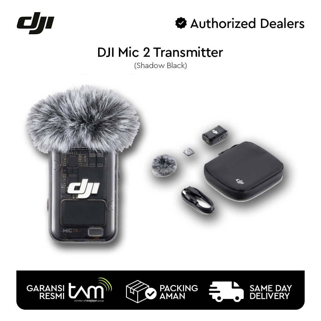 Jual DJI Mic 2 Shadow Black (1TX) | Shopee Indonesia