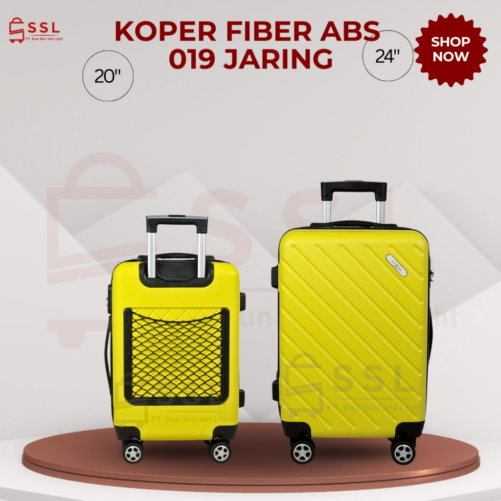 Jual Koper V019 jaring 20/24 Inch Fiber Abs Kunci Kombinasi 3 Angka ...