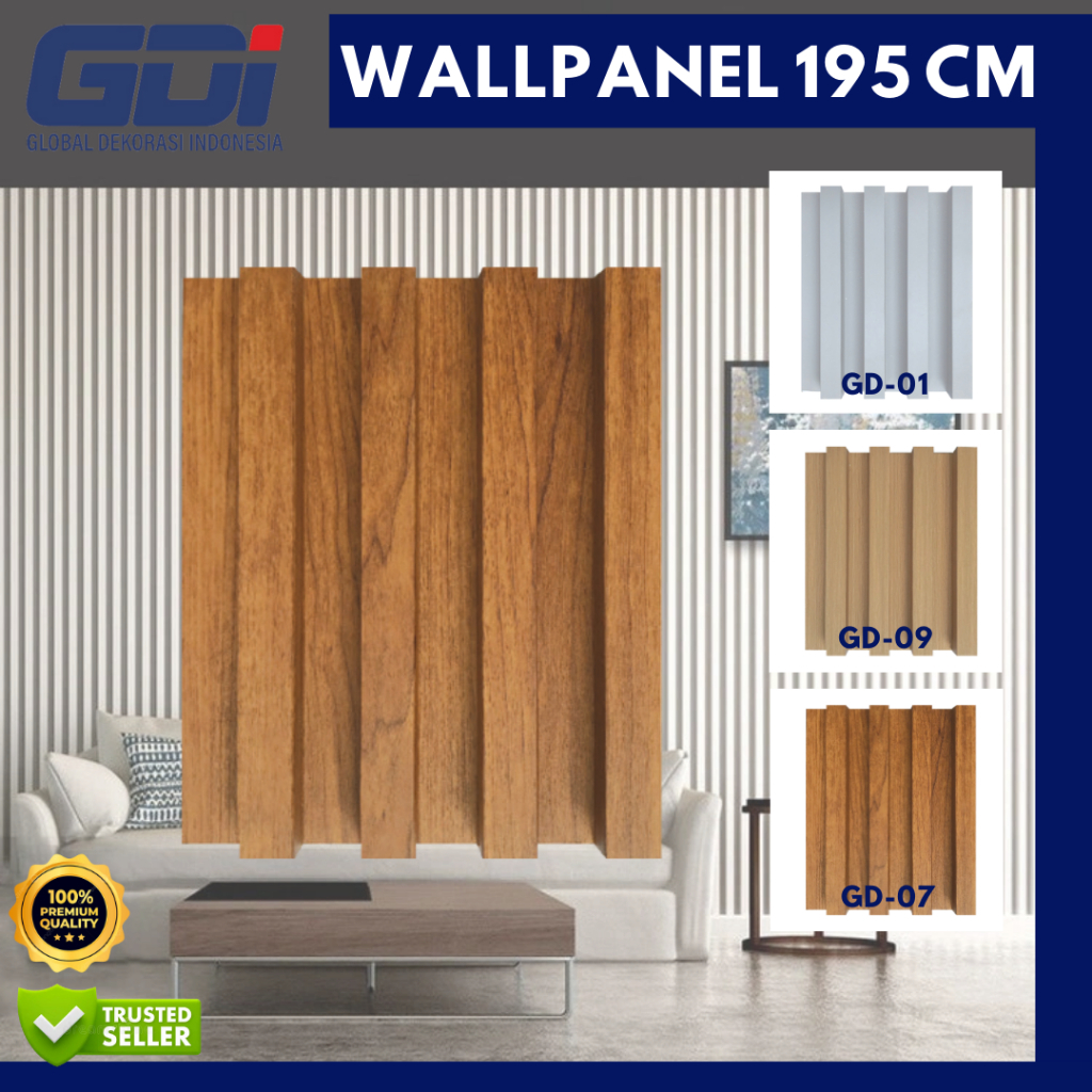 Jual [ PROMO ] WALL PANEL MODEL KOTAK 195 CM X 16CM | QUALITAS TERBAIK ...