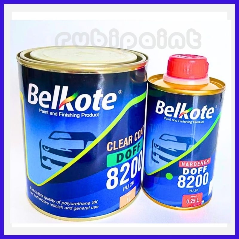 Jual Clear Belkote 8200 Doff 1L | Shopee Indonesia