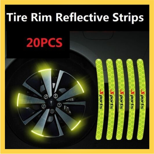 Jual Sticker Reflektif Roda Ban Velg Mobil Motor isi 20 pcs | Shopee ...