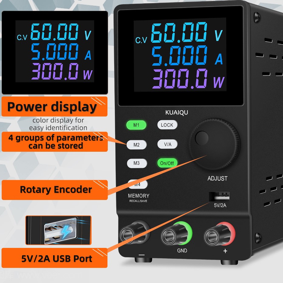 Jual Power Supply Programmable Series DC 30V 10A - SPPS3010D-232 ...
