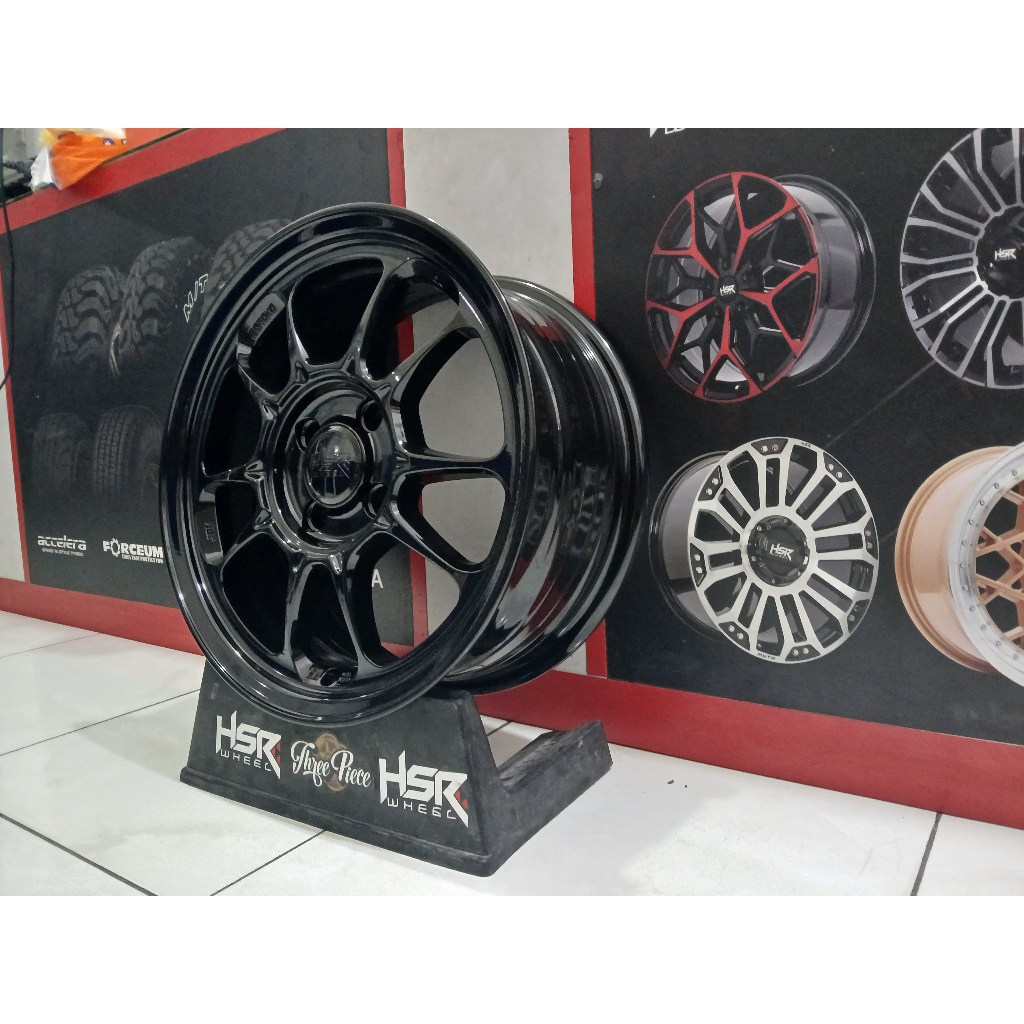 Jual Velg Racing Mobil Rata Bodi Warna Hitam Glossy R15 Gratis Ongkir ...