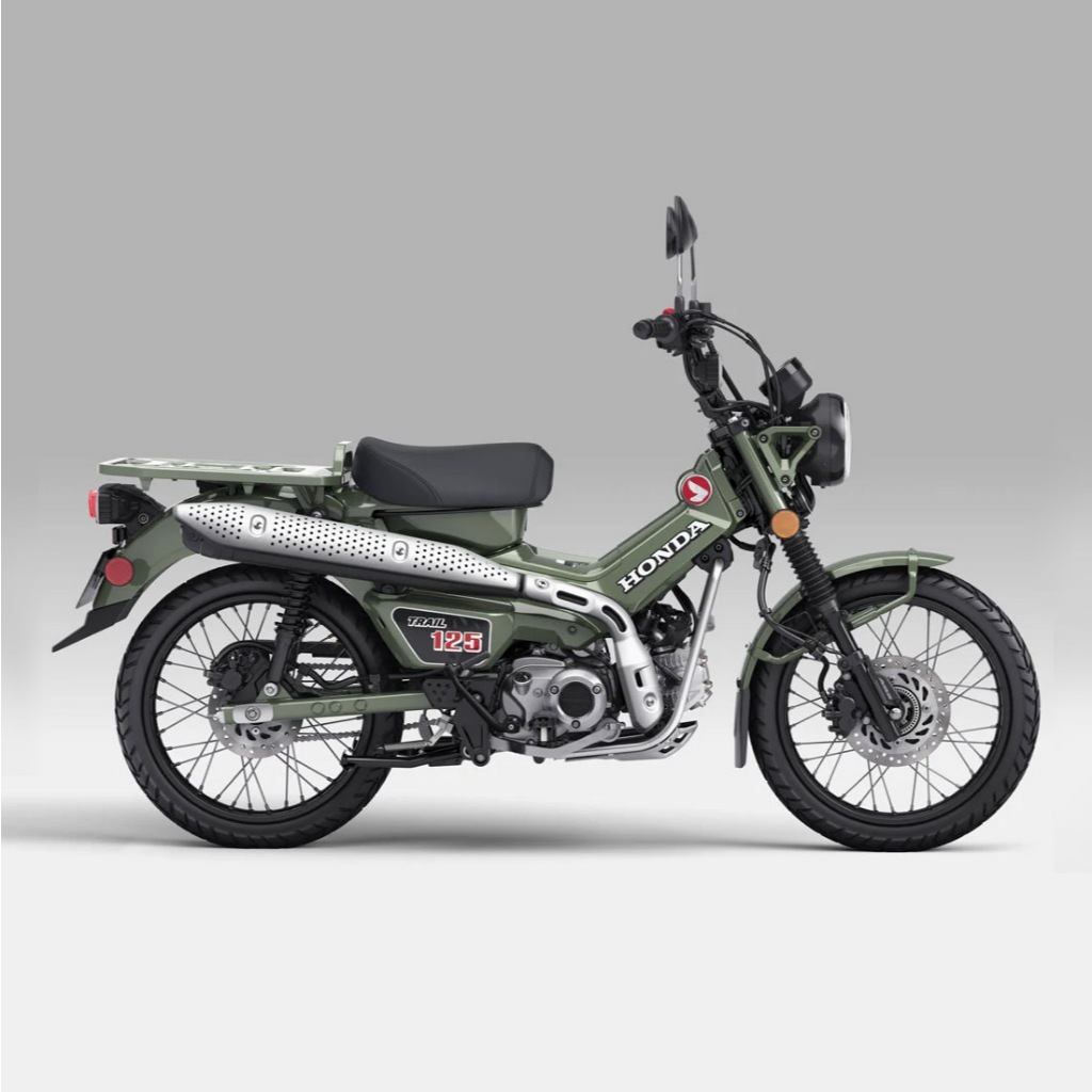 Sticker Decal Set For Honda CT110 Trail 1984 – Side Cover & Tank Graphics (Multicolor)