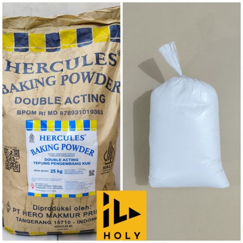 Jual Hercules Baking Powder Double Acting REPACK (1KG) | Shopee Indonesia