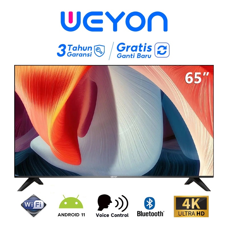 Jual WEYON TV Smart TV 65 inch 4K UHD Ready Televisi (WY-S65) | Shopee ...