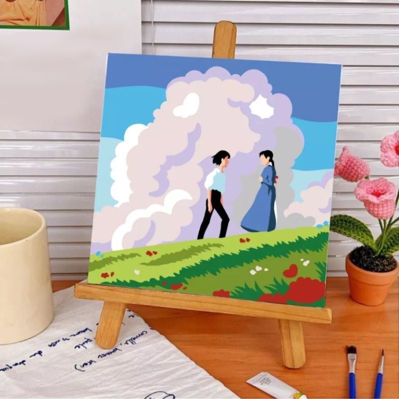 Jual Paint By Numbers KIT - Studio Ghibli - Painting KIT | Shopee Indonesia