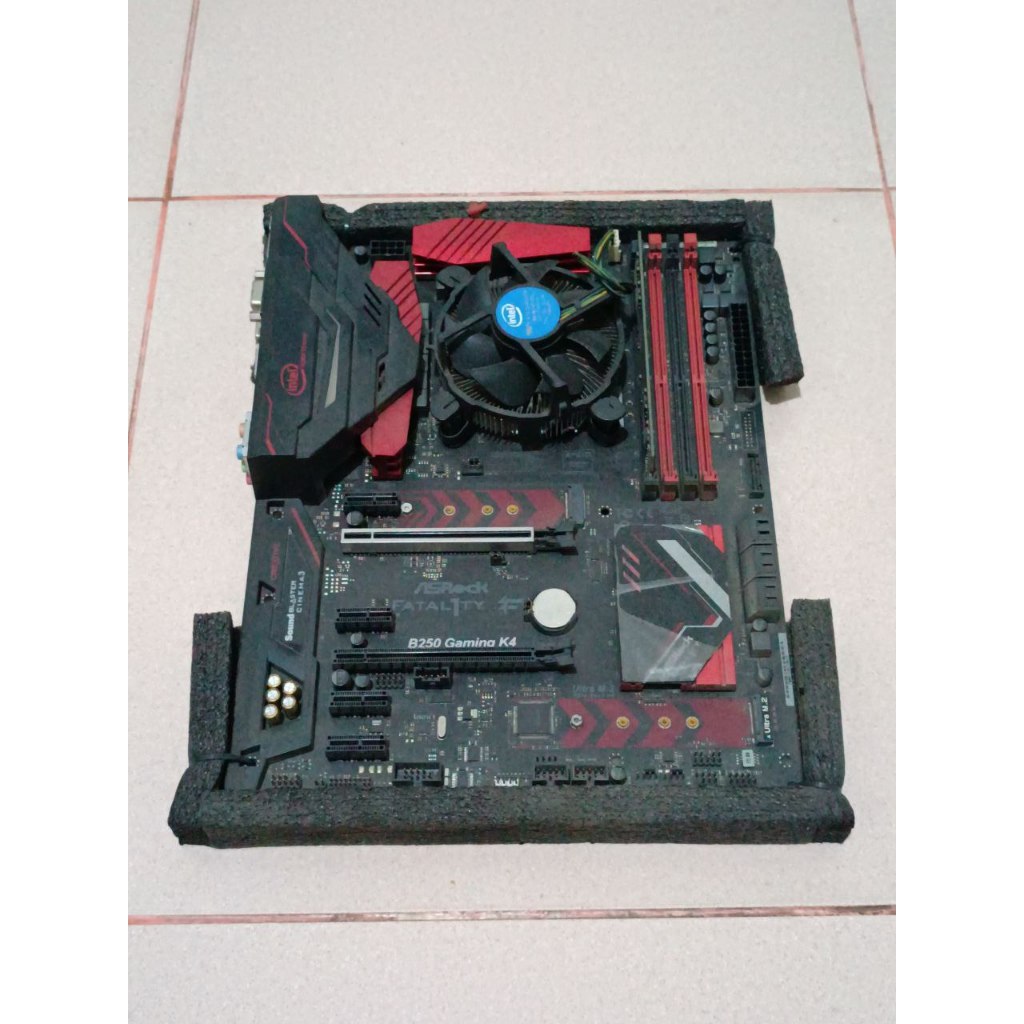 Jual Paket Motherboard Asrock Fatality B250 Gaming K4 + Processor Intel ...