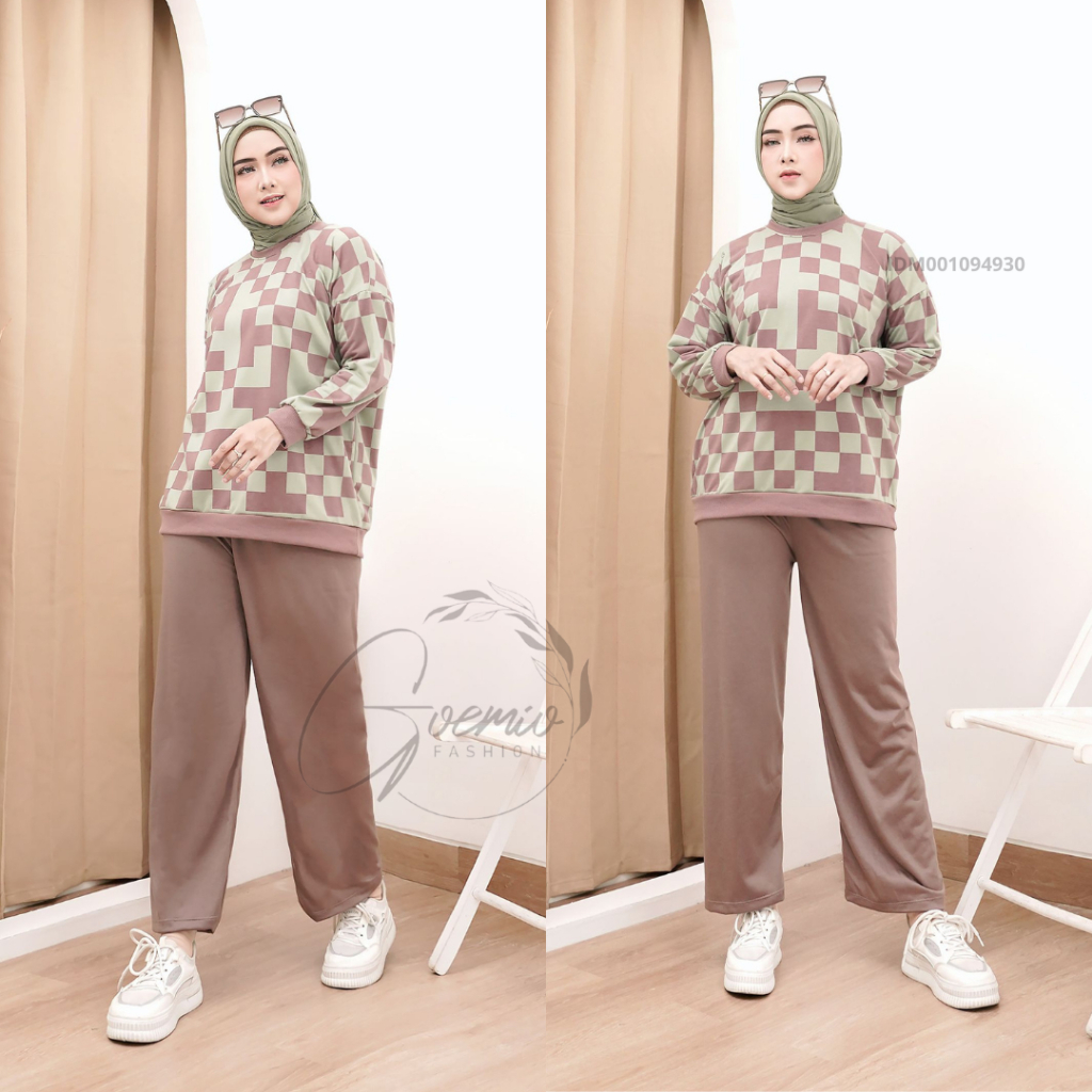Jual ilook | LD 120 One Set Delight Setelan Katun Mini Combi Atasan ...