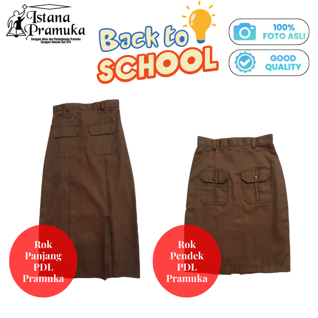 Jual Rok Pramuka PDL Kantong Penggalang Pendek/Panjang - Istana Pramuka ...