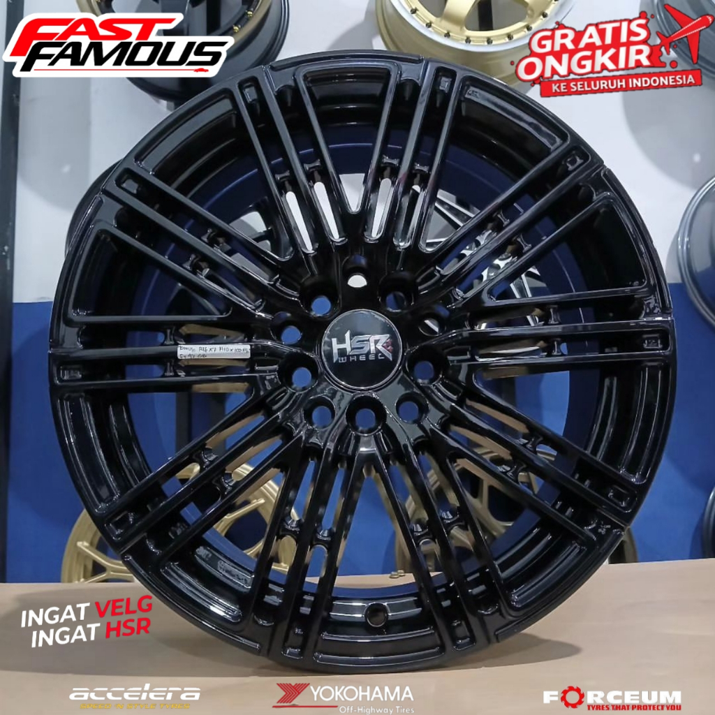 Jual Velg mobil r16 baut 5 lebar 7 rata hsr wheel bisa untuk Innova ...