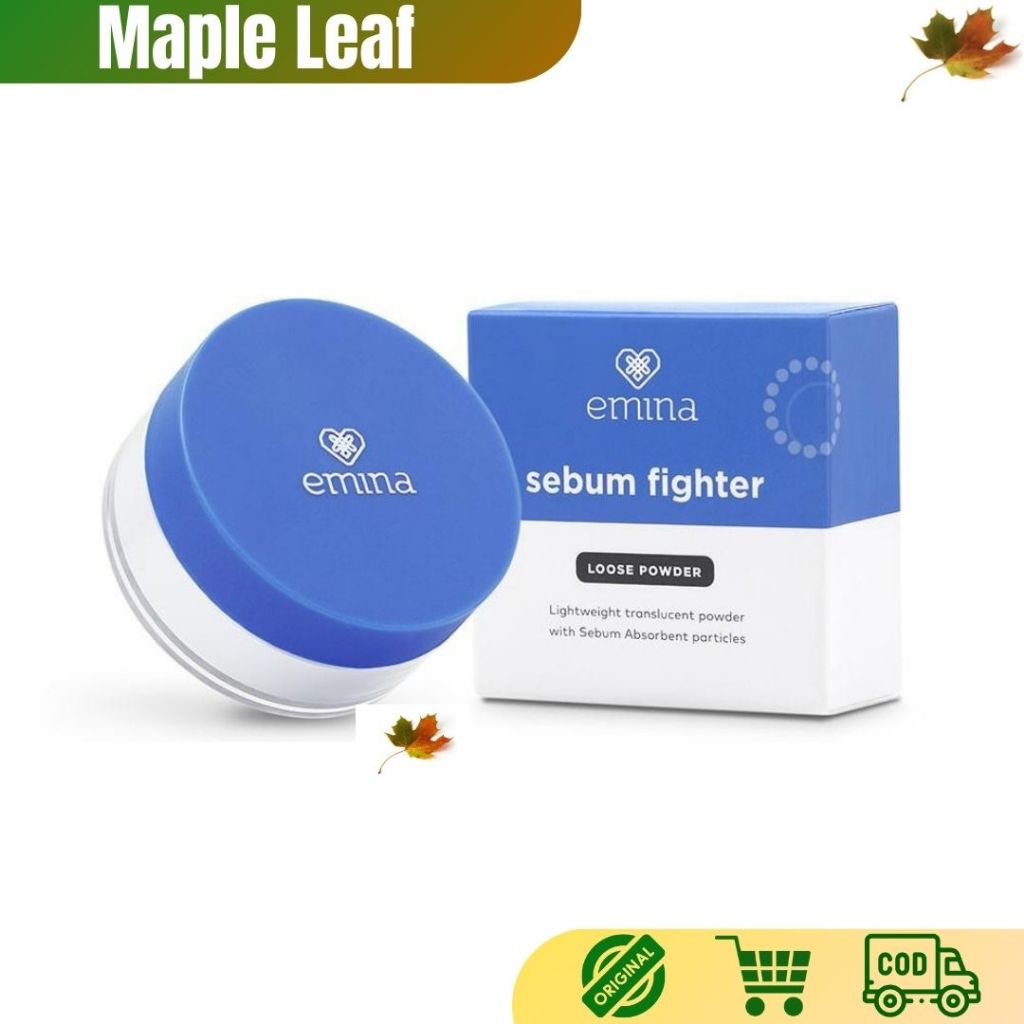 Jual Emina Sebum Fighter Loose Powder 8g - Bedak Tabur | Shopee Indonesia