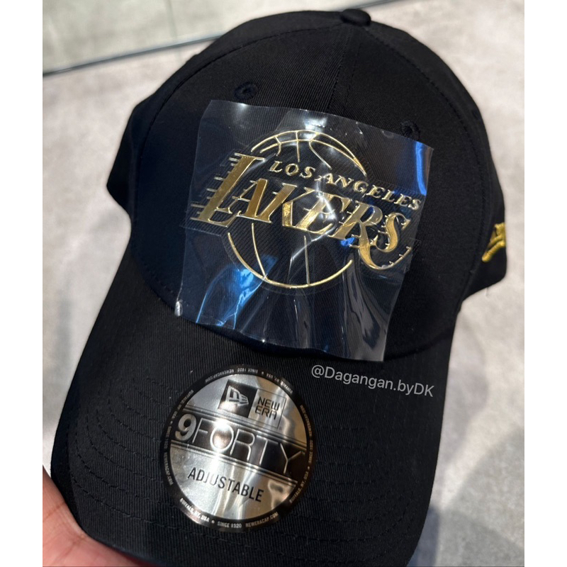 Jual Topi New*Era Lakers Metal Original 100% Black Gold | Shopee Indonesia