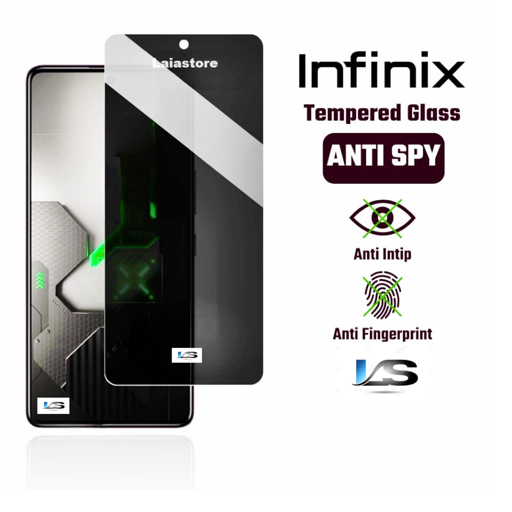 Jual Tempered Glass Anti Spy Infinix Smart 10 9 8 8 Pro 8+ 8 HD 7 7 HD ...