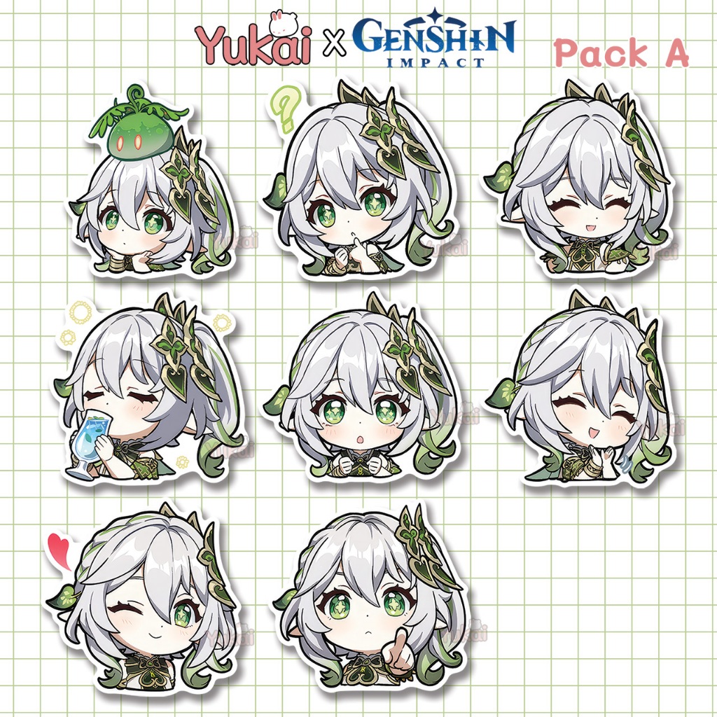 Jual Stiker Pack Nahida Genshin Impact Premium, Sticker Anime ...