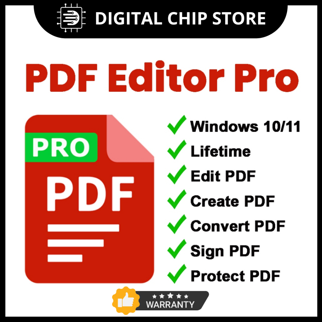 Jual PDF Editor Pro 2022 2023 - For Windows 10/11 | MacOS Full Version ...