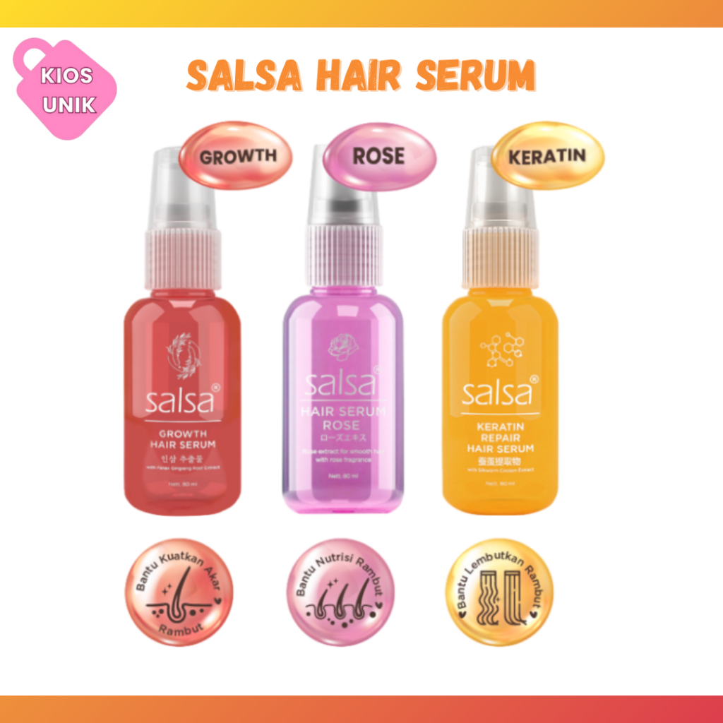 Jual Salsa Hair Serum Spray 80ml / Serum Rambut | Shopee Indonesia