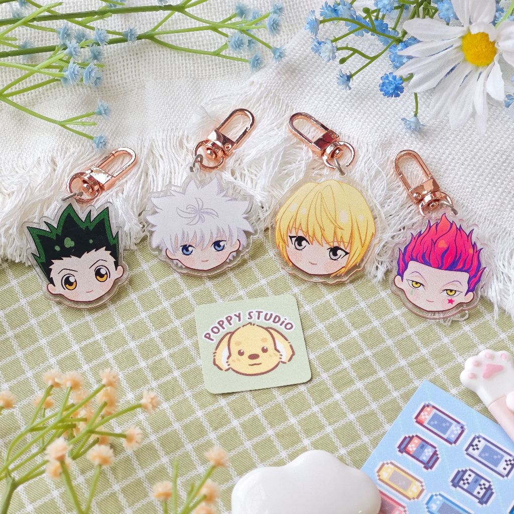 Jual Hunter x Hunter Anime Keychains | Gantungan Kunci Akrilik | Gon ...