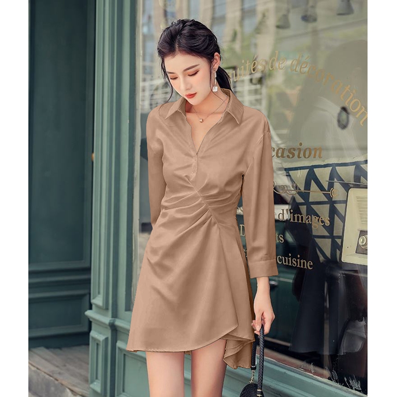 Jual Girl Fashion Story Mini Dress Wanita Casual Assymetrical