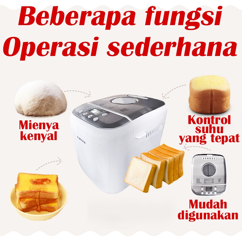Jual LAHOME Mesin Roti Bread Maker Machine On Sale Pembuat Roti Jepang ...