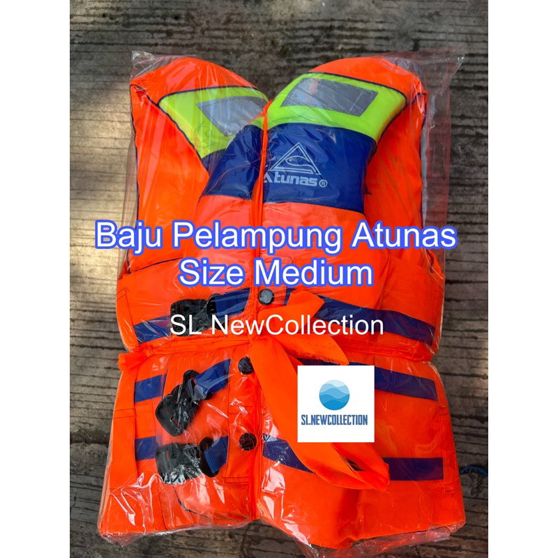 Jual LIFE JACKET / Baju Pelampung ATUNAS Size MEDIUM Bagus Lengkap SM