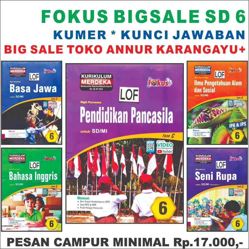 Jual Lejotiv Modul Lks Fokus Lof Sd Kunci Jawaban Fokus Big