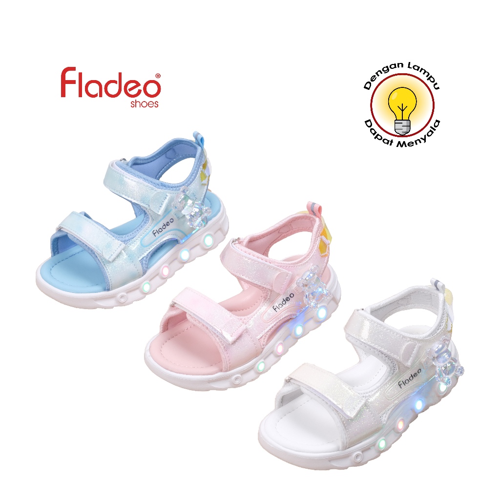 Jual Fladeo B24/KSGT342-1HX/Sandal Tali Lampu LED Anak Perempuan ...
