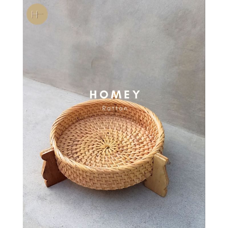 Jual Homey Rattan | GLADYS TRAY ROTAN | Kerajinan Rotan | Tray rotan ...