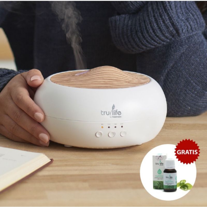 Jual Trulife sonic mist diffuser tupperware with gift | Shopee Indonesia