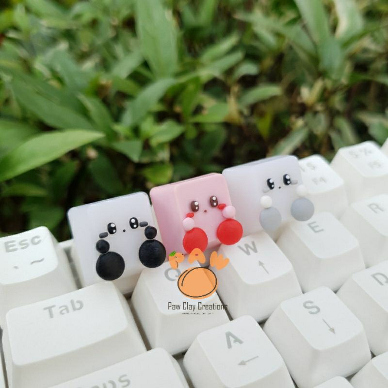 Jual Artisan Keycaps Kirby + artisan keycap lucu + keycap unik + keycap ...