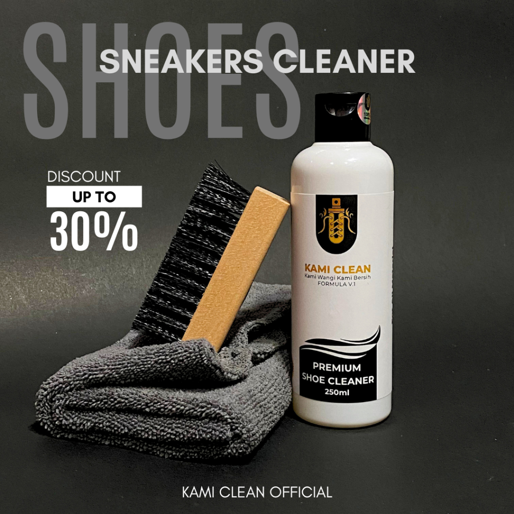 Jual Shoes Cleaner Premium - Cairan Pembersih Sepatu Sneakers Kanvas ...